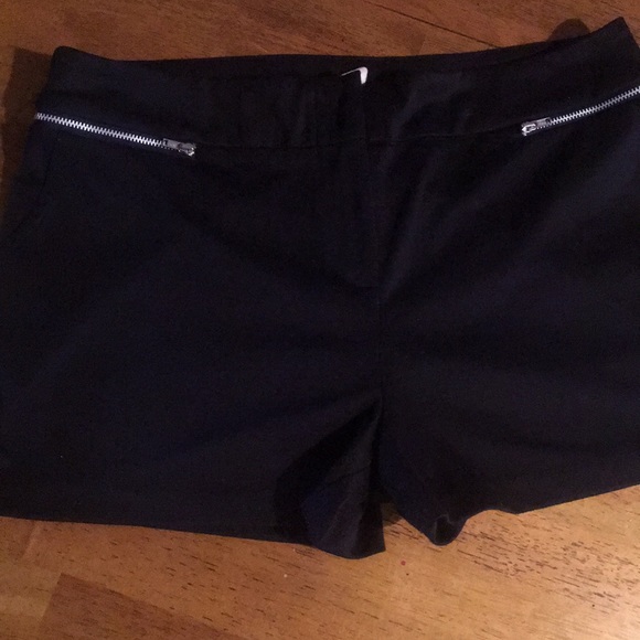 Suzy Shirt Black Jersey Shorts with Zip Sz L🌸 - Picture 3 of 6
